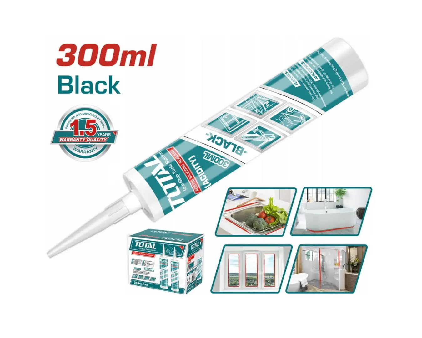 سيليكون بارد لون اسود نوع total - THT3513