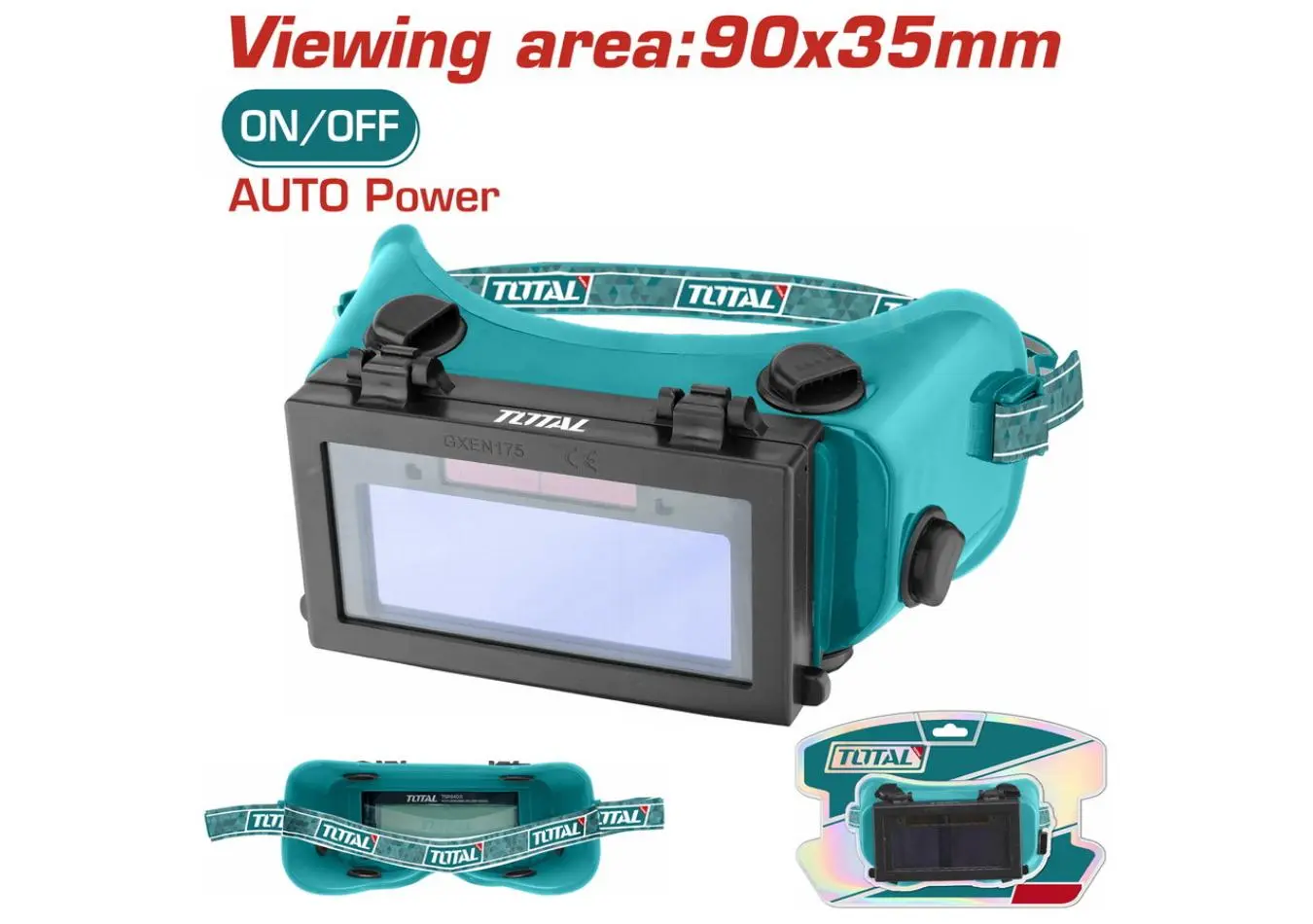 نظارة امان لحام اوتو داركين خلفية مطاط ماركة TOTAL - TSP9403
