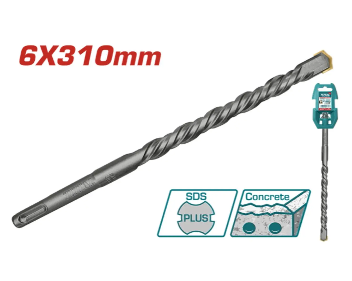 ريشة SDS PLUS -6X310 ماركة TOTAL