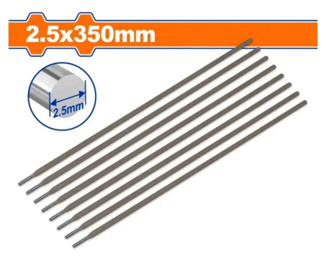 لحام كهرباء 5 كغ 2.5 مم كربون ستيل E6013 من WADFOW - WERC2121