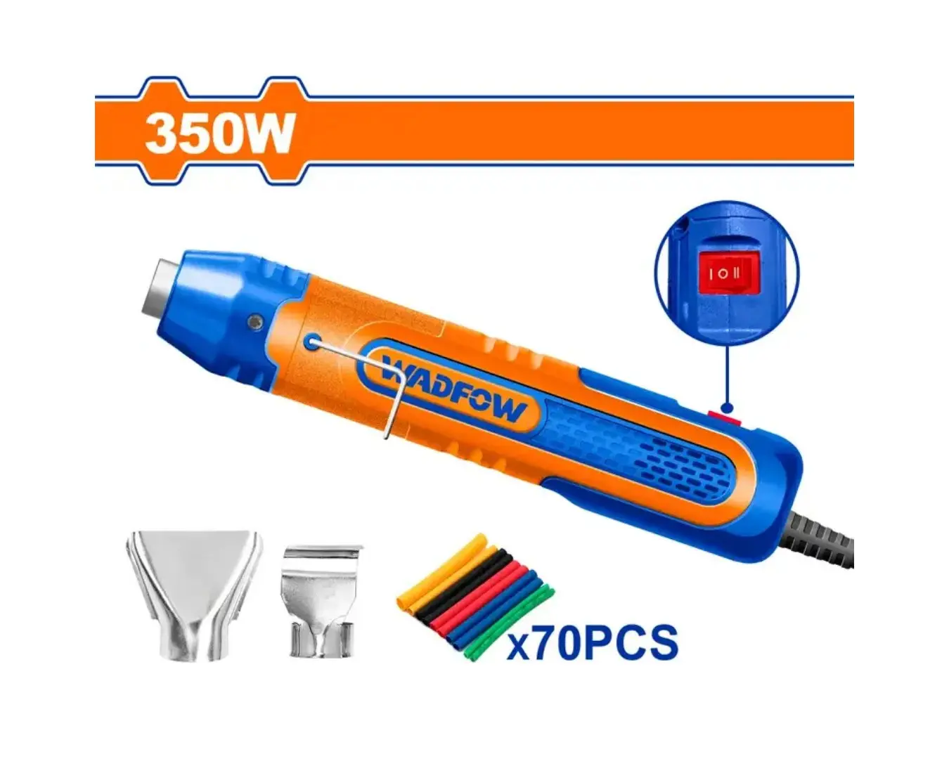 كور هواء ساخن مستقيم 350 واط مجال الحرارة (250-400) WADFOW - WHG2501