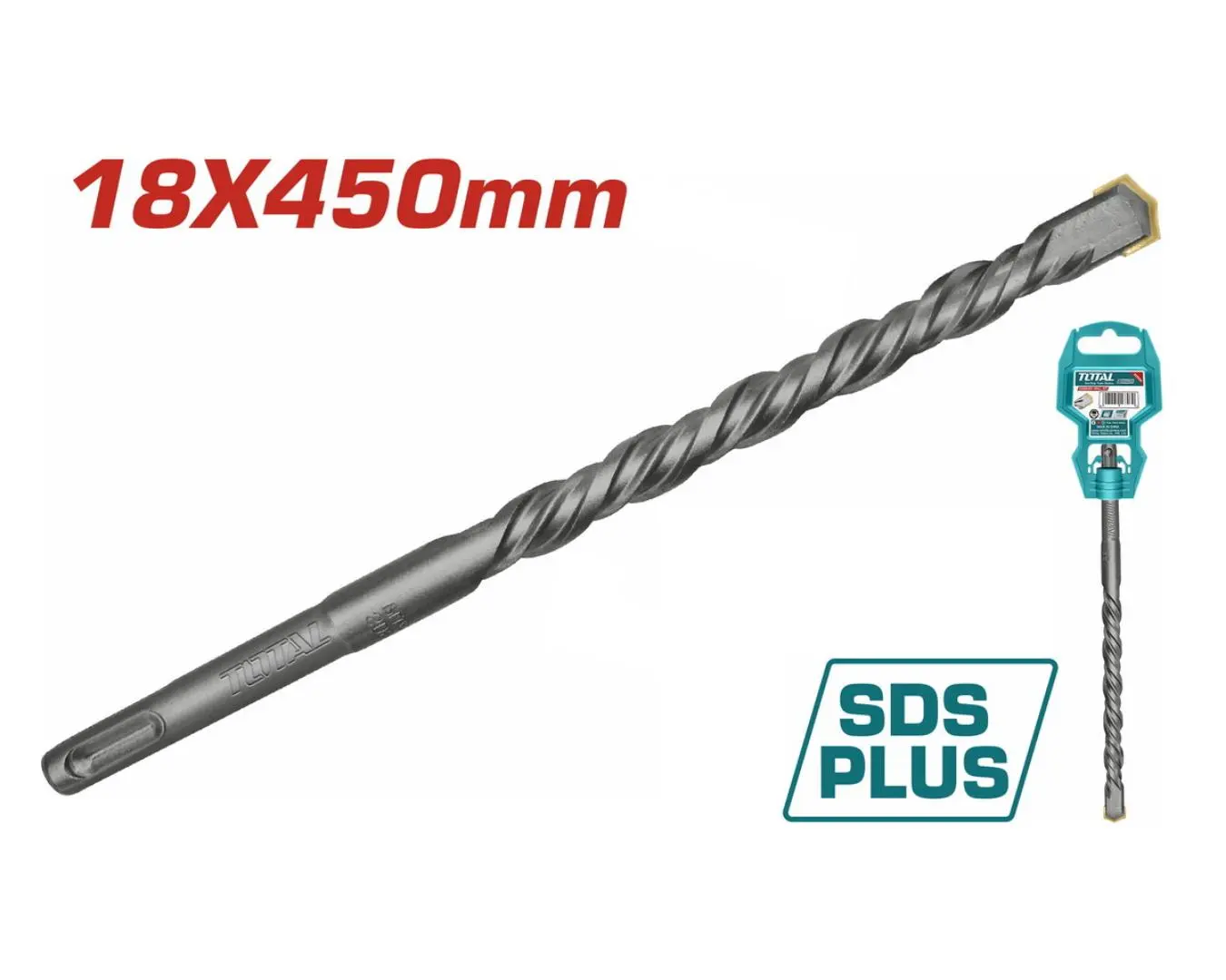 ريشة SDS PLUS -18X450 ماركة TOTAL - TAC311804