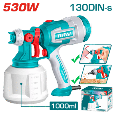 فرد بخ دهان كهربائي 530 واط طاسة بلاستيك TOTAL حديث - TT4506