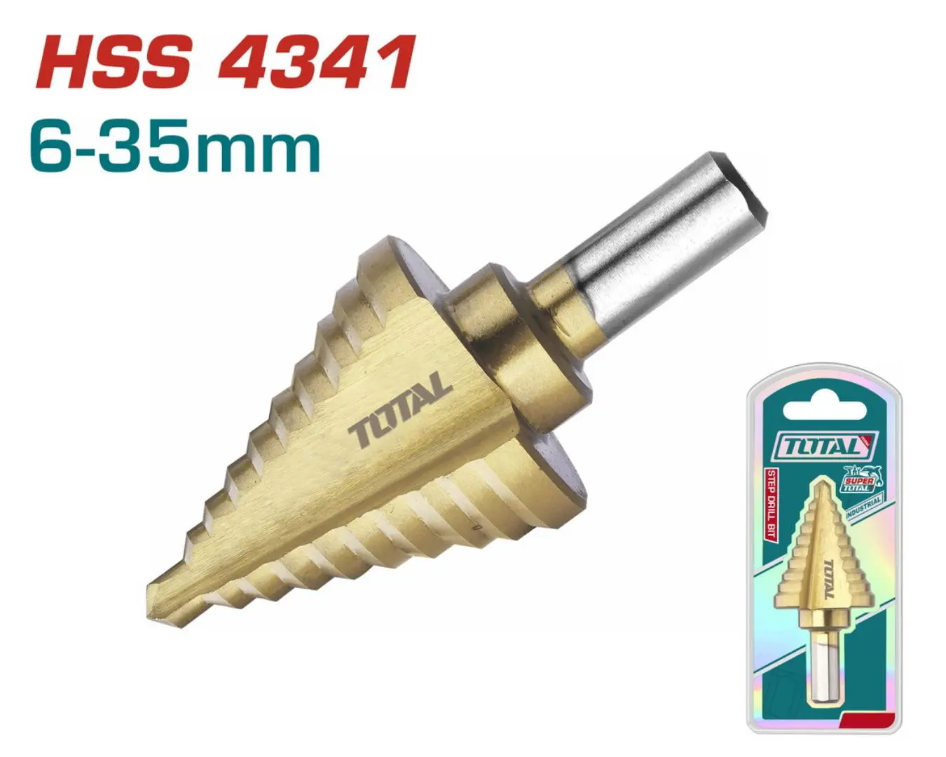 ريشة مخروطية 6-35 ملم حديث صناعي على كرت ماركة TOTAL - TAC7563501
