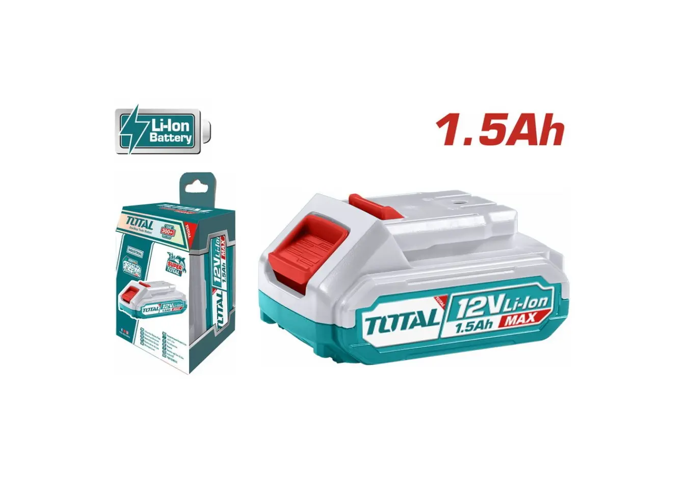 بطارية 12 فولت مستطيلة 1.5 امبير TOTAL - TBLI12151