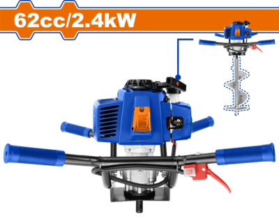 حفارة ارض زراعية بنزين 62 cc استطاعة 2.4 kw ماركة WADFOW - WDZ1A62-1